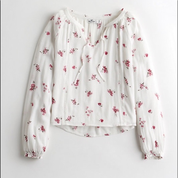 tie front peasant top